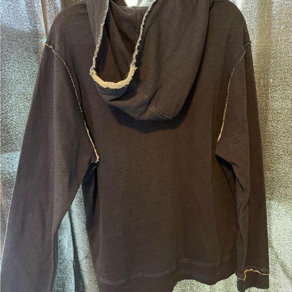 Kimes Ranch Denim Blue Hoodie with Light blue Accents - Picture 2 of 2